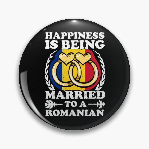 Item preview, Happiness Is Being Married To A Romanian designed and sold by GabbyKash.