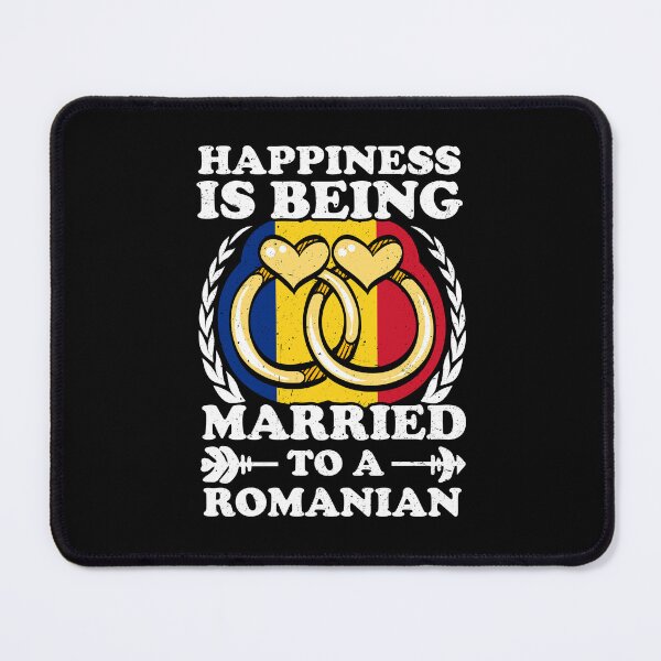 Item preview, Happiness Is Being Married To A Romanian designed and sold by GabbyKash.