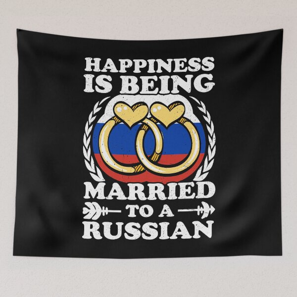 Item preview, Happiness Is Being Married To A Russian designed and sold by GabbyKash.