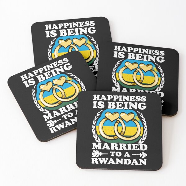 Item preview, Happiness Is Being Married To A Rwandan designed and sold by GabbyKash.
