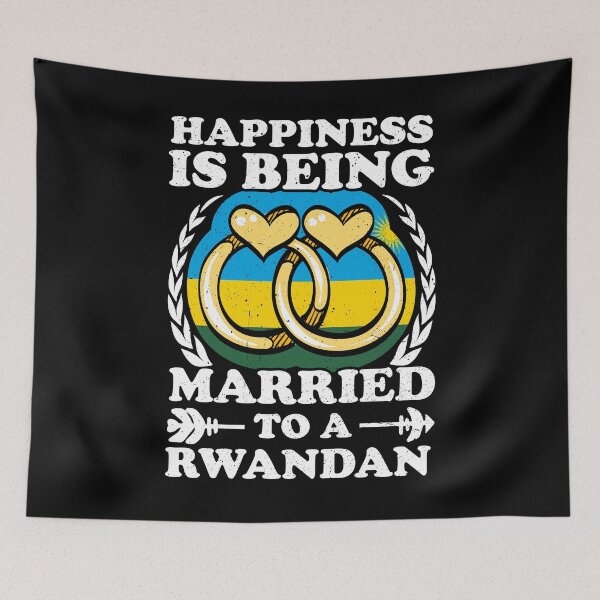 Item preview, Happiness Is Being Married To A Rwandan designed and sold by GabbyKash.