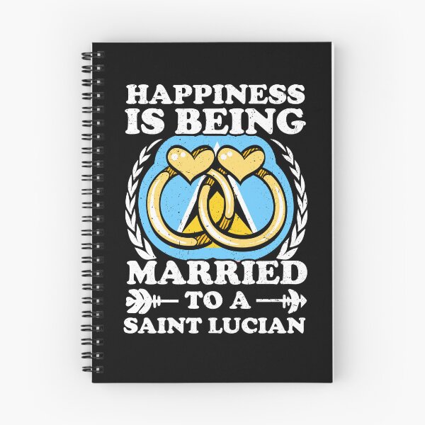 Item preview, Happiness Is Being Married To A Saint Lucian designed and sold by GabbyKash.