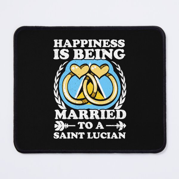 Item preview, Happiness Is Being Married To A Saint Lucian designed and sold by GabbyKash.
