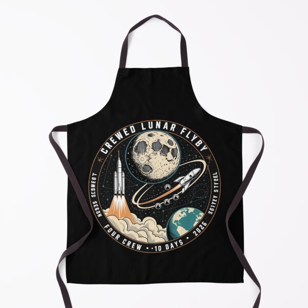 Item preview, space - moon - lunar flyby - moon mission - crewed mission - spaceflight - astronaut - crewed lunar flyby - rocket - spacecraft - capsule - orbit - exploration - lunar - moon lover  designed and sold by JansenGS.