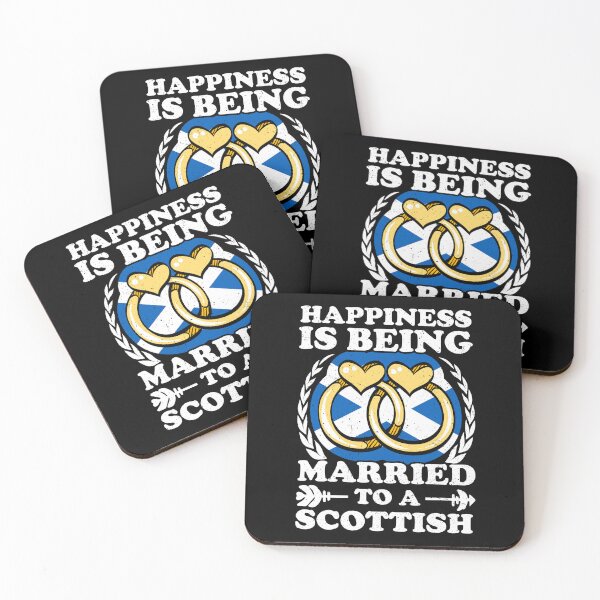 Item preview, Happiness Is Being Married To A Scottish designed and sold by GabbyKash.