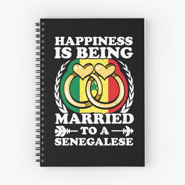 Item preview, Happiness Is Being Married To A Senegalese designed and sold by GabbyKash.