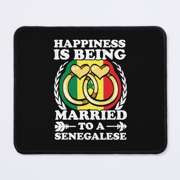 Item preview, Happiness Is Being Married To A Senegalese designed and sold by GabbyKash.