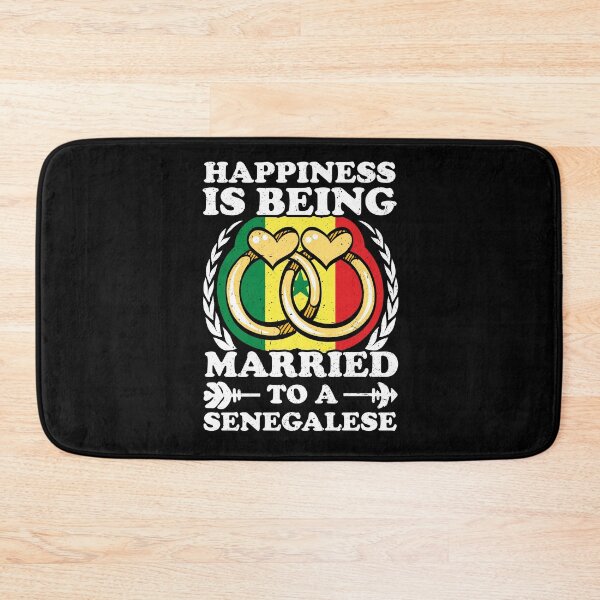 Item preview, Happiness Is Being Married To A Senegalese designed and sold by GabbyKash.
