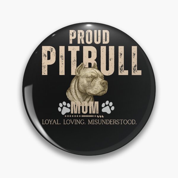 Item preview, Proud Pitbull Mom Shirt – Loyal Loving Misunderstood Dog Tee designed and sold by AdicretorDesign.