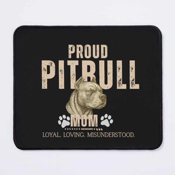 Item preview, Proud Pitbull Mom Shirt – Loyal Loving Misunderstood Dog Tee designed and sold by AdicretorDesign.