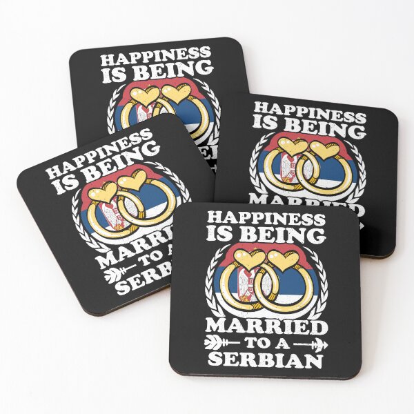 Item preview, Happiness Is Being Married To A Serbian designed and sold by GabbyKash.