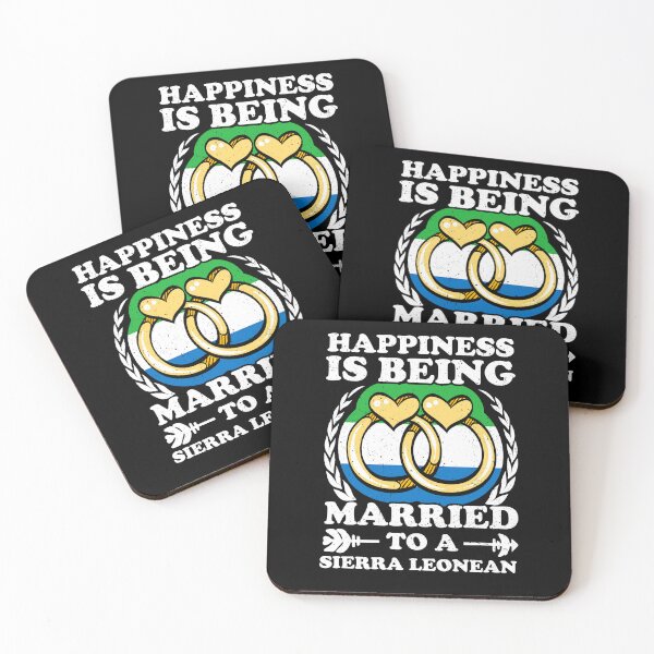 Item preview, Happiness Is Being Married To A Sierra Leonean designed and sold by GabbyKash.