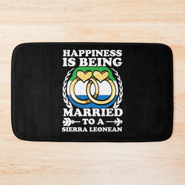 Item preview, Happiness Is Being Married To A Sierra Leonean designed and sold by GabbyKash.