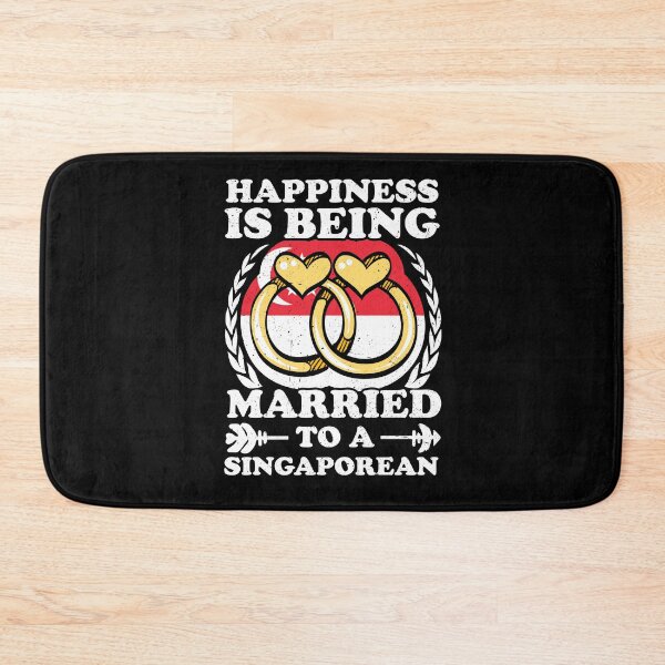 Item preview, Happiness Is Being Married To A Singaporean designed and sold by GabbyKash.