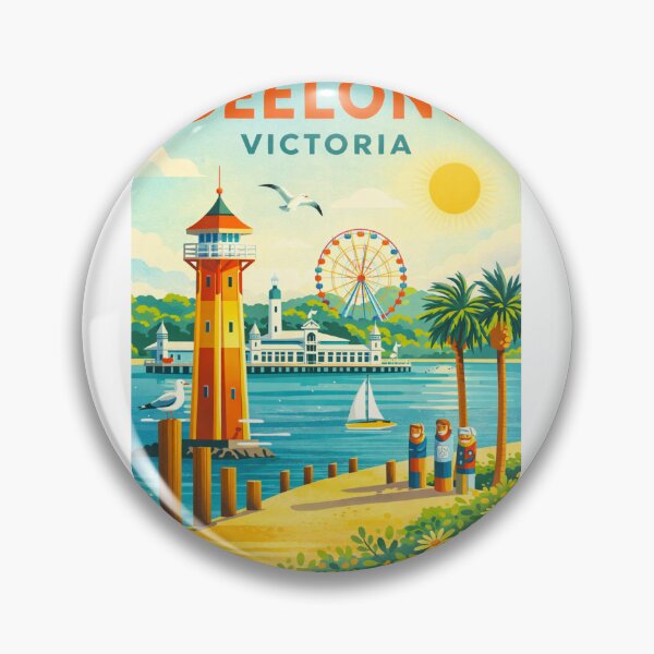 Item preview, Geelong Waterfront, Cunningham Pier and Eastern Beach in Geelong Victoria designed and sold by StampMyPassport.