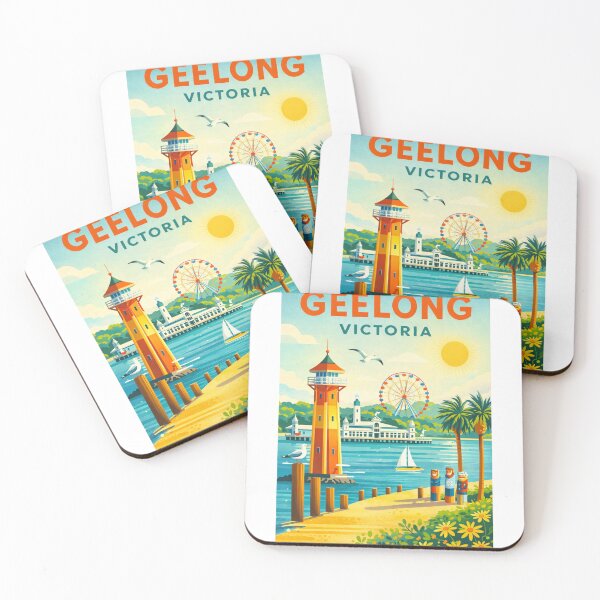 Item preview, Geelong Waterfront, Cunningham Pier and Eastern Beach in Geelong Victoria designed and sold by StampMyPassport.