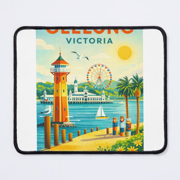 Item preview, Geelong Waterfront, Cunningham Pier and Eastern Beach in Geelong Victoria designed and sold by StampMyPassport.