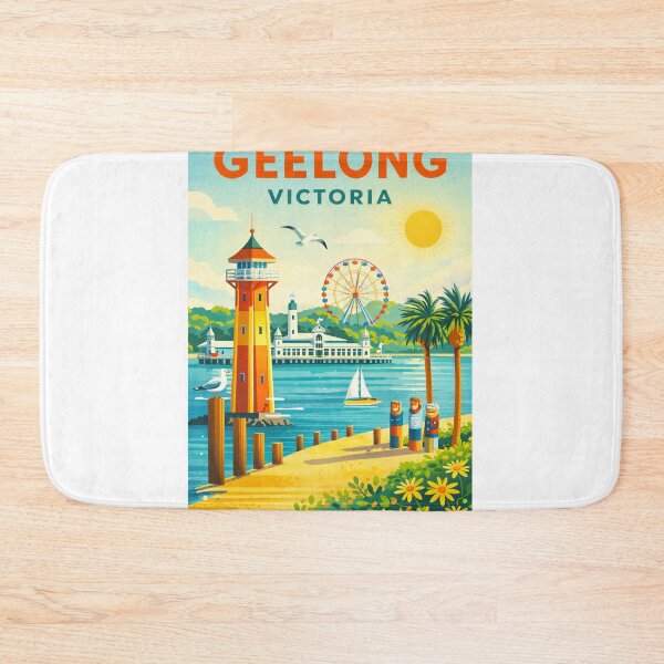 Item preview, Geelong Waterfront, Cunningham Pier and Eastern Beach in Geelong Victoria designed and sold by StampMyPassport.