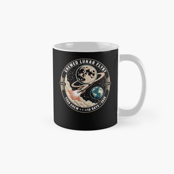 Item preview, space - moon - lunar flyby - moon mission - crewed mission - spaceflight - astronaut - crewed lunar flyby - rocket - spacecraft - capsule - orbit - exploration - lunar - moon lover  designed and sold by JansenGS.