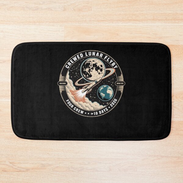 Item preview, space - moon - lunar flyby - moon mission - crewed mission - spaceflight - astronaut - crewed lunar flyby - rocket - spacecraft - capsule - orbit - exploration - lunar - moon lover  designed and sold by JansenGS.