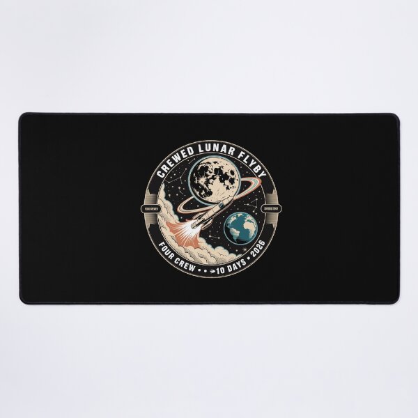 Item preview, space - moon - lunar flyby - moon mission - crewed mission - spaceflight - astronaut - crewed lunar flyby - rocket - spacecraft - capsule - orbit - exploration - lunar - moon lover  designed and sold by JansenGS.