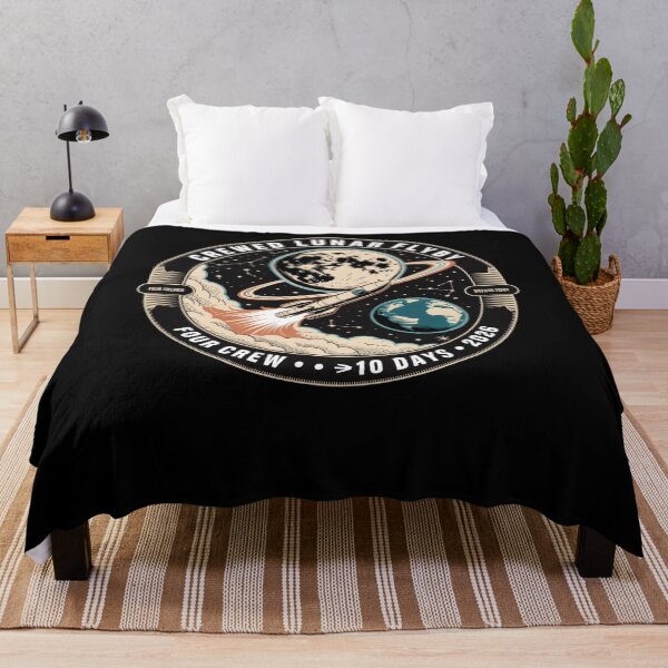 Item preview, space - moon - lunar flyby - moon mission - crewed mission - spaceflight - astronaut - crewed lunar flyby - rocket - spacecraft - capsule - orbit - exploration - lunar - moon lover  designed and sold by JansenGS.