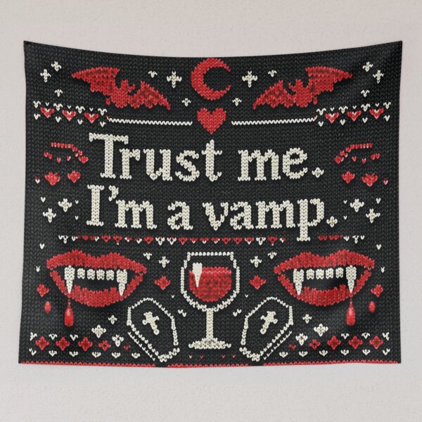 Item preview, Trust me, I'm a vamp – Creepy knitting pattern designed and sold by Mauswohn.