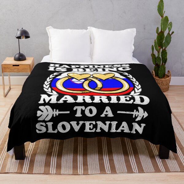 Item preview, Happiness Is Being Married To A Slovenian designed and sold by GabbyKash.