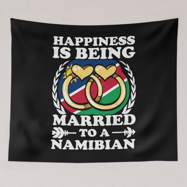 Item preview, Happiness Is Being Married To A Namibian designed and sold by GabbyKash.