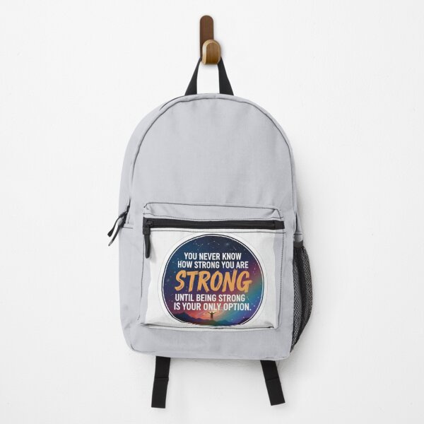Item preview, You Never Know How Strong You Are Resilience Quote Sticker designed and sold by Scro-Ciob-Shop.