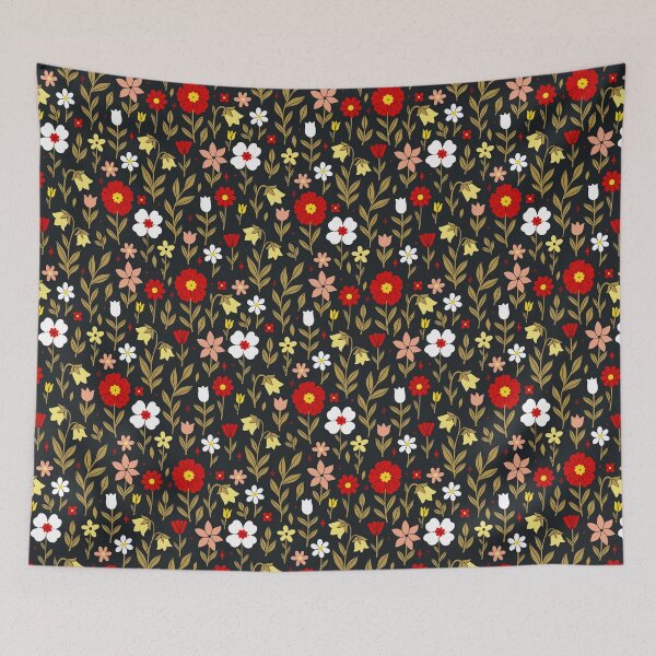 Item preview,  flowers on a dark background designed and sold by burbura.