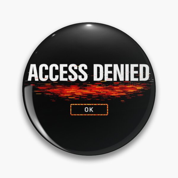 Item preview, Access Denied – Glitch Tech Streetwear Graphic Design designed and sold by Ataqhin.