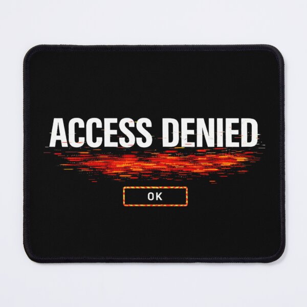 Item preview, Access Denied – Glitch Tech Streetwear Graphic Design designed and sold by Ataqhin.