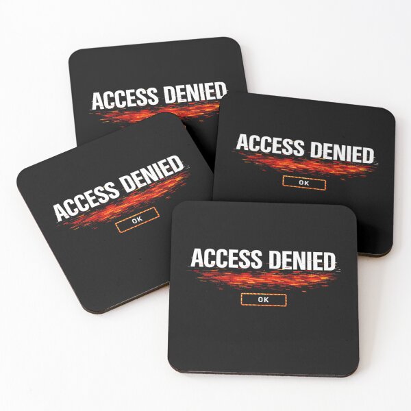 Item preview, Access Denied – Glitch Tech Streetwear Graphic Design designed and sold by Ataqhin.