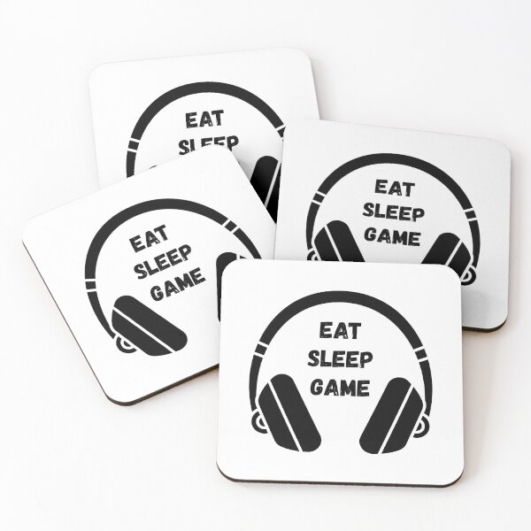 Item preview, Eat Sleep Game  Gamer Headphones designed and sold by ArtStudiobyIta.