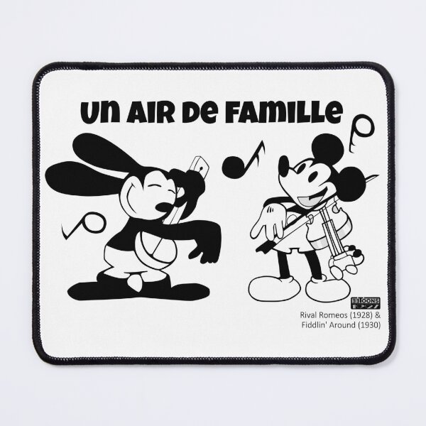 Item preview, Oswald and Mickey - A Family Resemblance (Rival Romeos, 1928; Fiddlin' Around, 1930) (French) designed and sold by eetoons1927.