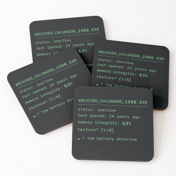 Item preview, Archived Childhood 1998 – Restore? [Y/N] designed and sold by DesignsByHania.