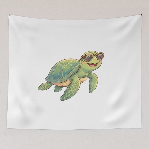 Item preview, Sea Turtle wearing sunglasses designed and sold by Alohadreams.