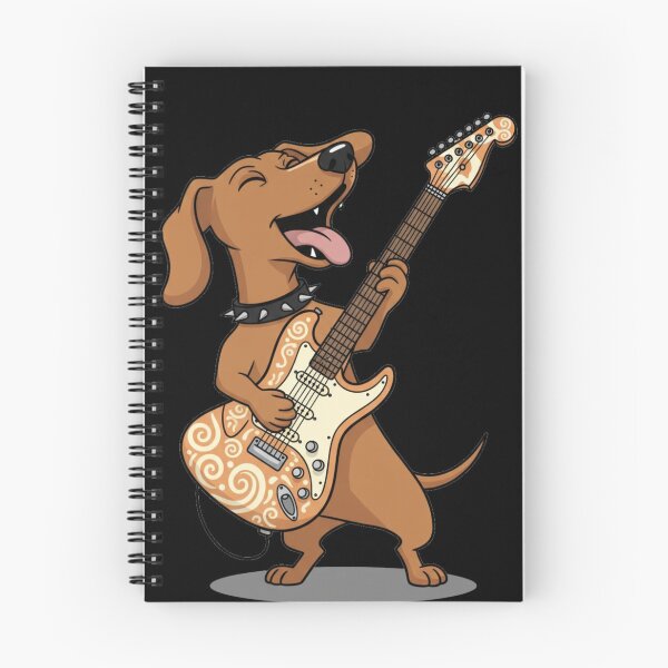 Item preview, Music Lover Funny Dog Playing Guitar Rock n Roll Dog Guitar Jamming Pup designed and sold by Meryem Mamouni.