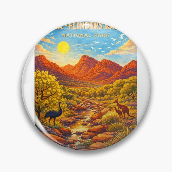 Item preview, Ikara Flinders Ranges National Park and Wilpena Pound in South Australia designed and sold by StampMyPassport.