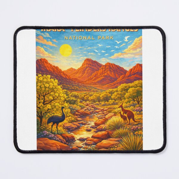 Item preview, Ikara Flinders Ranges National Park and Wilpena Pound in South Australia designed and sold by StampMyPassport.