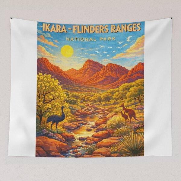 Item preview, Ikara Flinders Ranges National Park and Wilpena Pound in South Australia designed and sold by StampMyPassport.