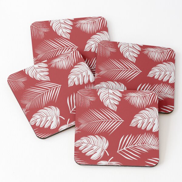 Item preview, tropical leaves pattern designed and sold by Line-Aura.