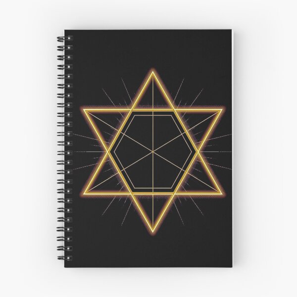 Item preview, Confidence Boosting Sacred Gold Hexagon Star Geometry Design designed and sold by ArtivaNest.