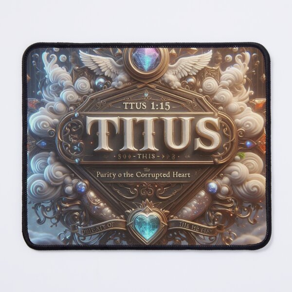 Item preview, Titus 1:15 – Purity and the Corrupted Heart | 3D Pendragon Fantasy Label designed and sold by PaintMeWorld.
