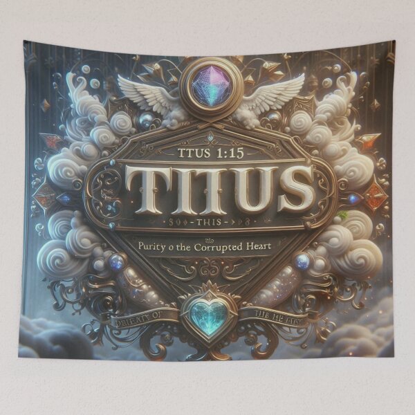 Item preview, Titus 1:15 – Purity and the Corrupted Heart | 3D Pendragon Fantasy Label  designed and sold by PaintMeWorld.