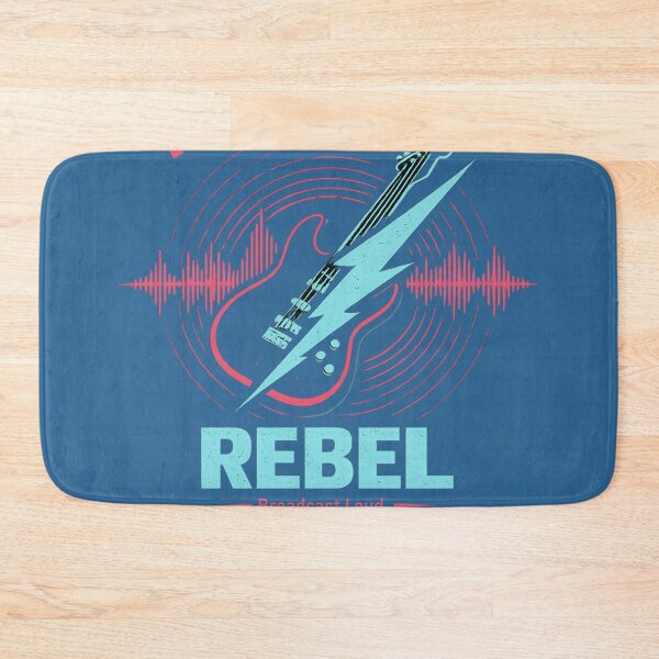 Item preview, Frequency Rebel – Electric Guitar Lightning Bolt Graphic designed and sold by BB Design Garage.