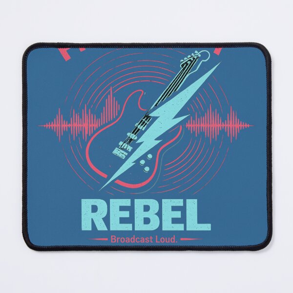 Item preview, Frequency Rebel – Electric Guitar Lightning Bolt Graphic designed and sold by BB Design Garage.