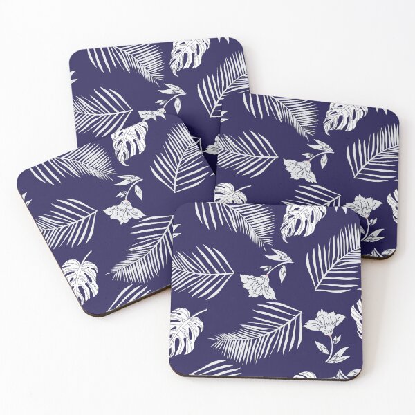 Item preview, tropical leaves pattern designed and sold by Line-Aura.