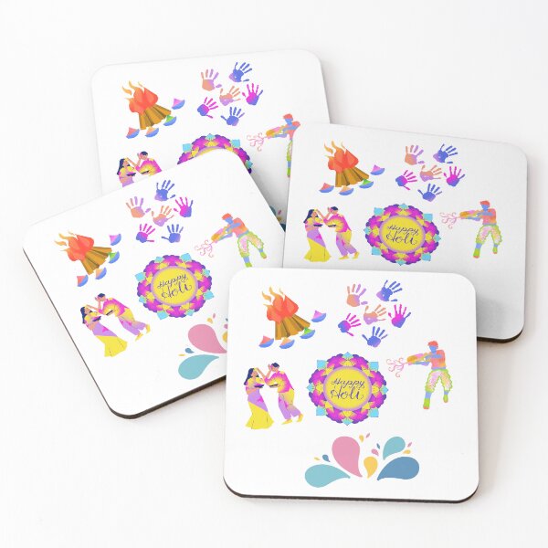 Item preview, Happy Holi Colorful Festival Design | Indian Festival Art Celebration Illustration designed and sold by CreativePallavi.